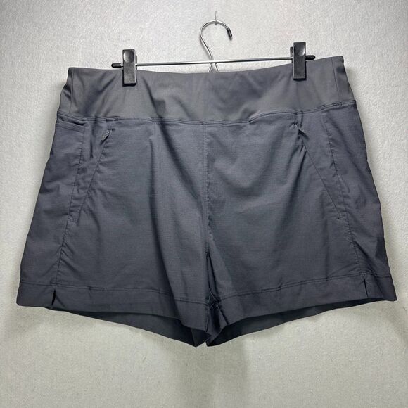 CRZ YOGA Pants - CRZ Yoga Shorts Stretch Woven Black Athleisure Women's Size XL Gym Yoga